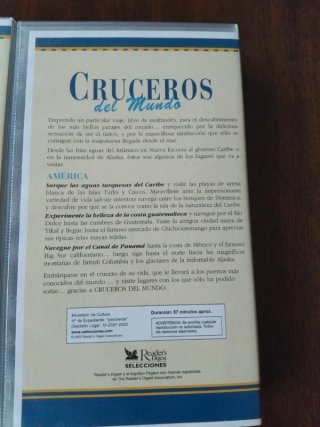 Lote 2 VHS Reader's Digest Crucero