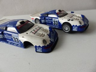 NINCO - DESGUACE 2 PORSCHE 911GT1 SCALEXTRIC