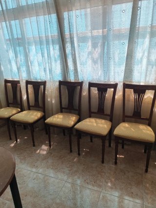 Conjunto de 5 sillas de comedor