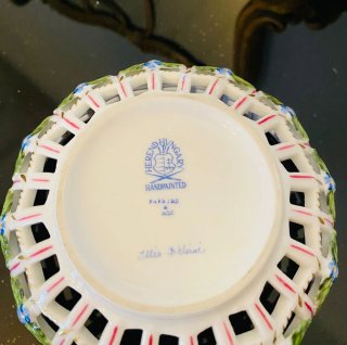 Cestino porcellana Herend
