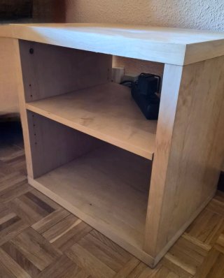 Mesa auxiliar madera 1 balda