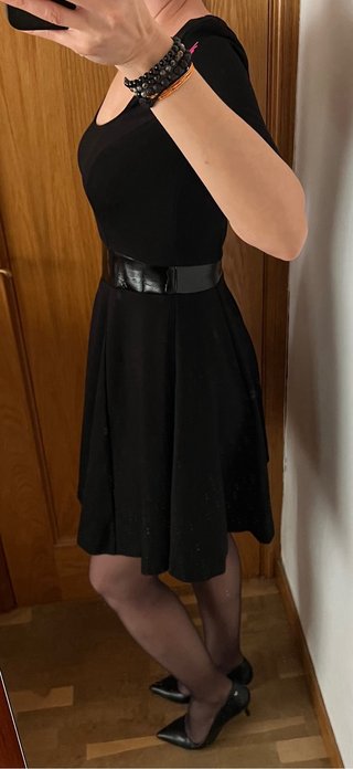 Vestido Guess Negro Talla M