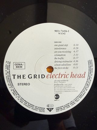 Vinilo The Grid Electric Head
