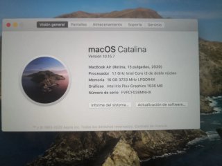 MacBook Air 13 2020 512GB Gris Espacial