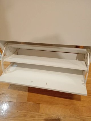 Zapatero blanco 2 puertas
