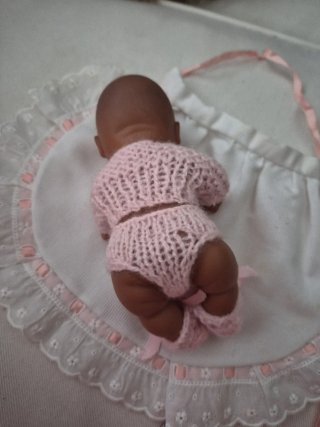 Muñeca Barriguita Vintage con Ropita