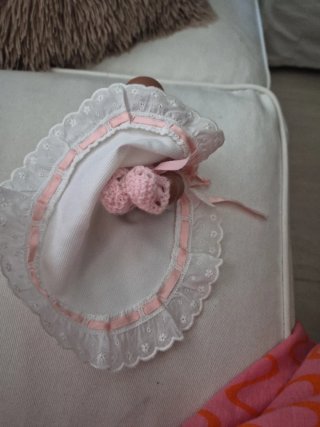 Muñeca Barriguita Vintage con Ropita