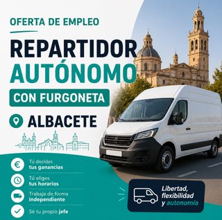 REPARTIDOR AUTÓNOMO ALBACETE