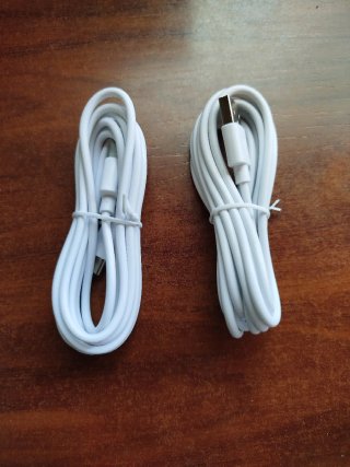 Pack 2 Cables USB Tipo C Blancos