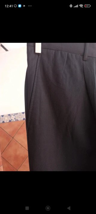 Pantalón de vestir negro hombre