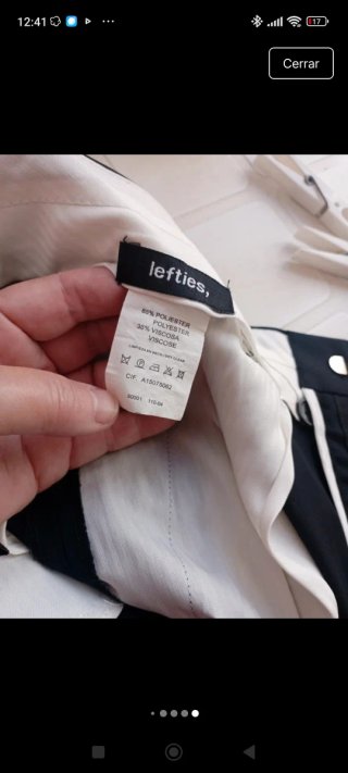 Pantalón de vestir negro hombre