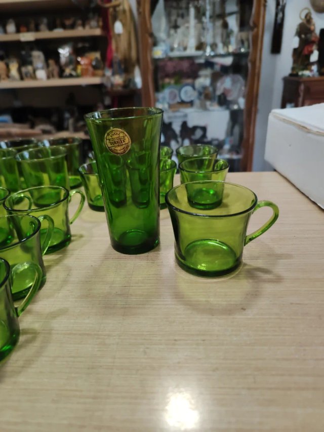 Vasos y tazas Duralex Verde Vintage