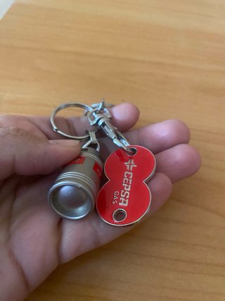 Lote 2 llaveros Cepsa Gas