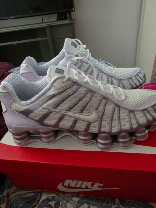 Nike Shox Morado y Blanco