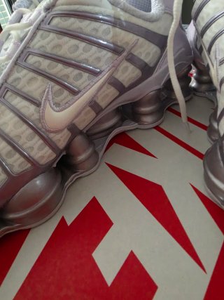 Nike Shox Morado y Blanco