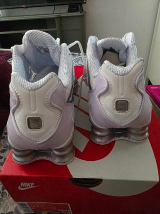 Nike Shox Morado y Blanco