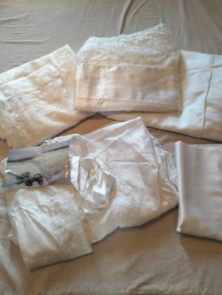 Biancheria da letto matrimoniale in raso
