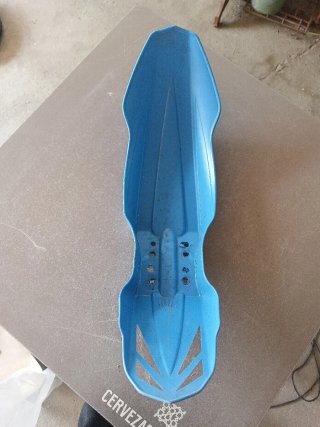 Guardabarros delantero Tm Supermotard Azul