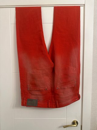 Vaqueros Diesel Naranja Talla 32
