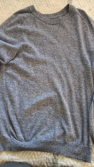 Jersey azul y gris jaspeado