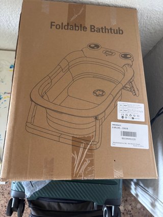 Bañera bebé rosa con diseño de rana