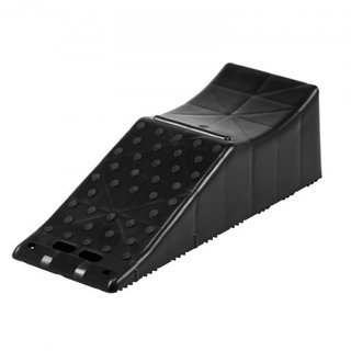 Rampas para coches, 1 pieza de rampa de servicio de perfil bajo, capacidad de carga de 9071.8 kg, altura de elevación de 14 cm, rampa de neumáticos de alta resistencia para cambios de aceite, elev...