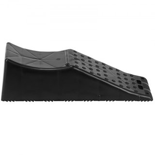 Rampas para coches, 1 pieza de rampa de servicio de perfil bajo, capacidad de carga de 9071.8 kg, altura de elevación de 14 cm, rampa de neumáticos de alta resistencia para cambios de aceite, elev...