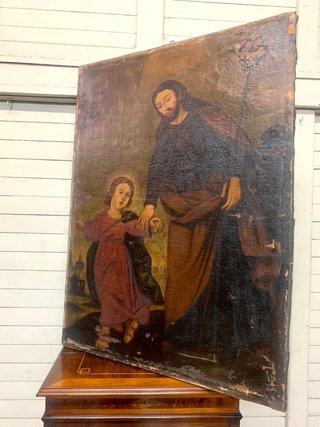 Cuadro antiguo religioso