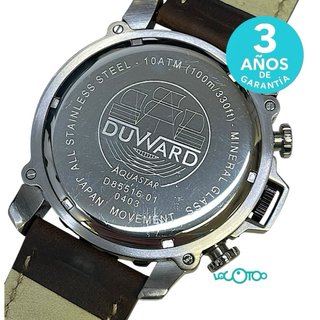 Reloj DUWARD AQUASTAR D85516.01 Cuarzo Piel