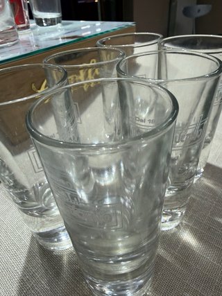 Set 6 bicchieri shot liquore
