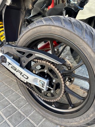 Moto Supermotard 49cc Negra