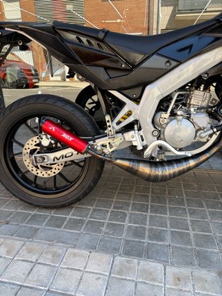 Moto Supermotard 49cc Negra