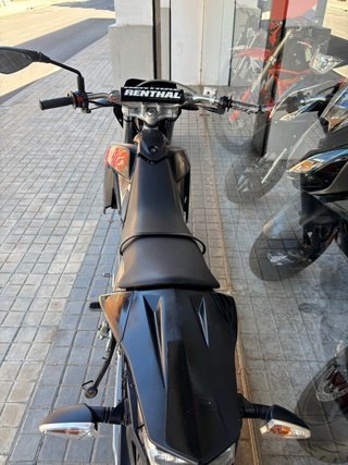 Moto Supermotard 49cc Negra