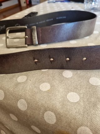 Cinturón Levi's Marrón Hebilla Metálica