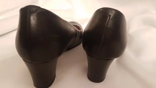Zapatos de tacón negros talla 38.