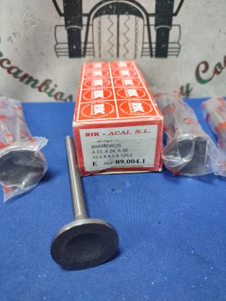 Juego 4 Válvulas Motor Barreiros A23/A24/A26