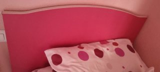 Cabecero infantil rosa