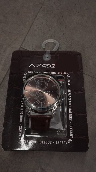 OFERTA!! Reloj Plata y Marrón