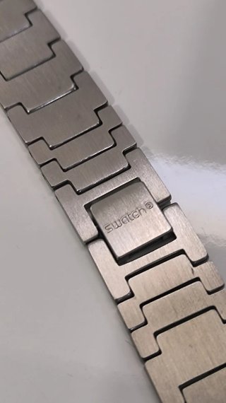 Correa Swatch Skin Acero satinado.