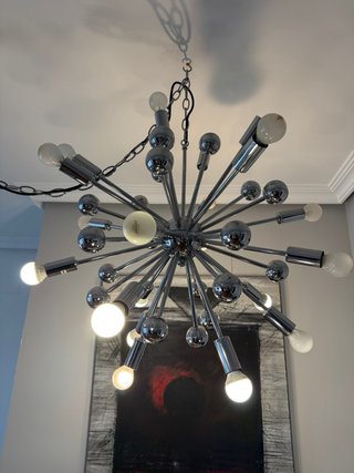 Lámpara KARE Design Sputnik Cromada 20 Luces