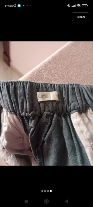 Pantalón corto mujer talla 44 azul