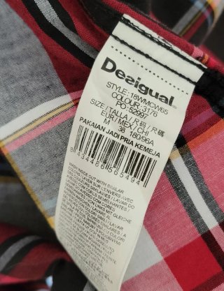 Camisa Desigual Hombre Talla M