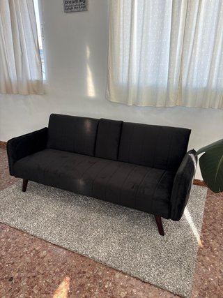 Sofá Cama Click Clack Negro Roma