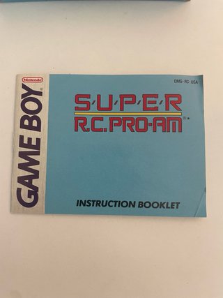 Super RC Pro Am Gameboy con caja y manual