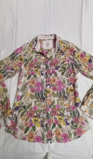 Camisa floral multicolor
