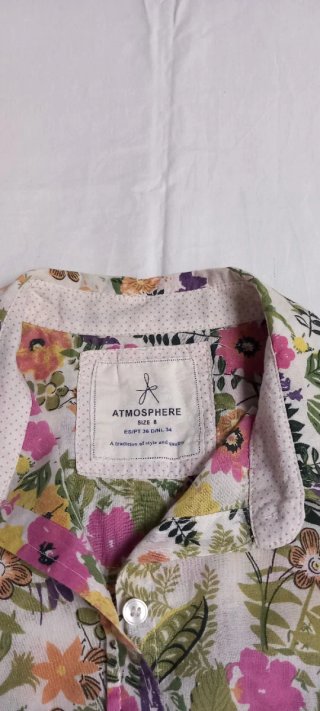 Camisa floral multicolor