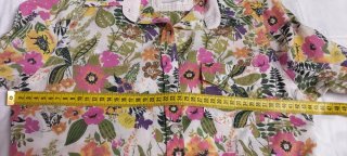 Camisa floral multicolor