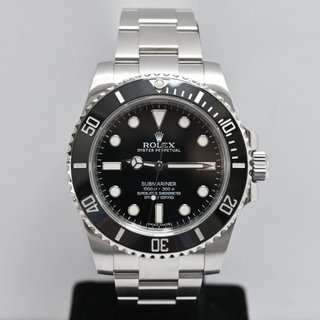 Rolex Submariner Acero Negro sin calendario
