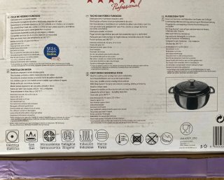 Olla Hierro Fundido Negra 5.1L