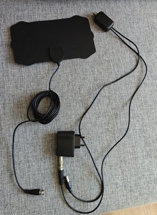 Antena TDT Interior HD/4K Amplificada